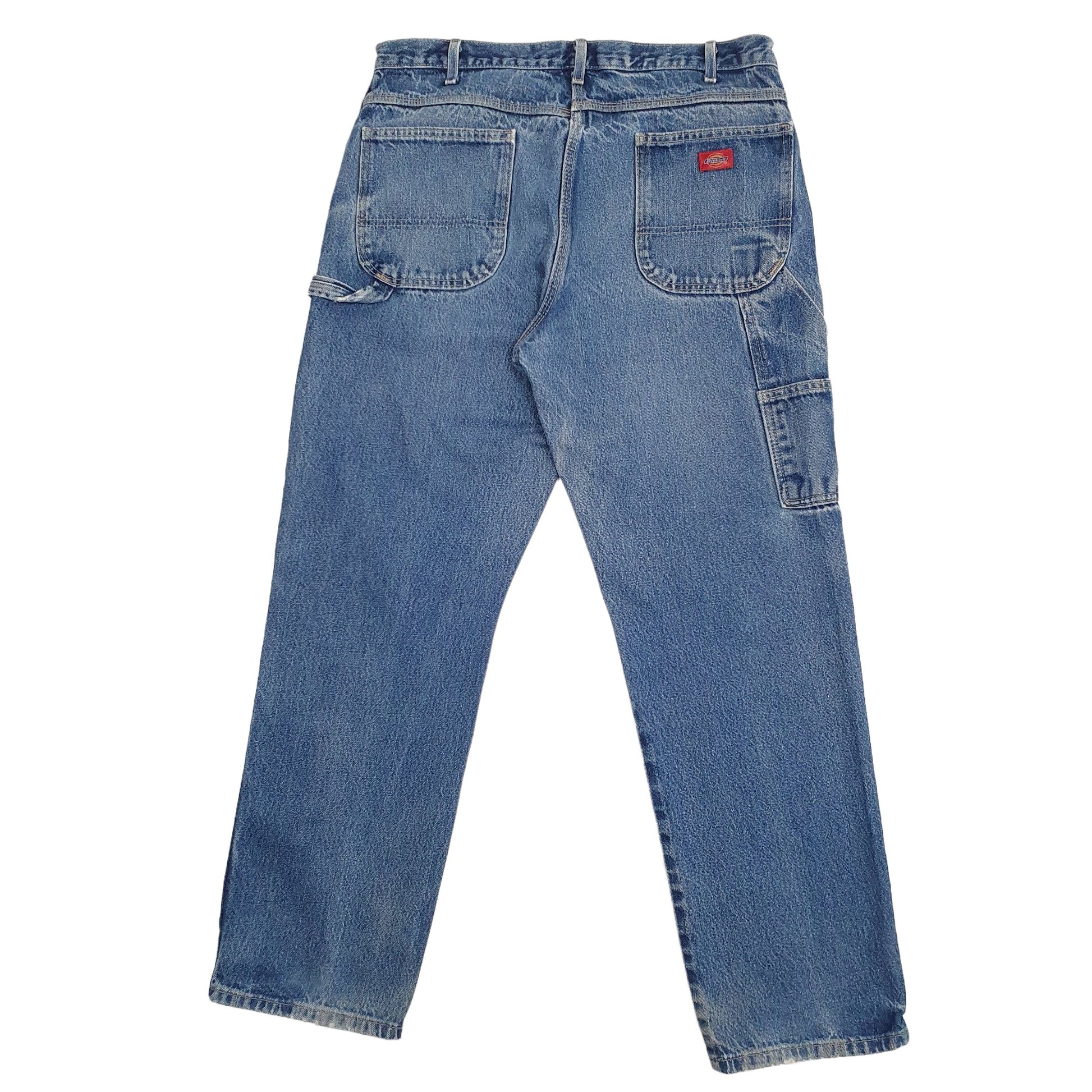 Mens Blue Dickies  Carpenter Trousers