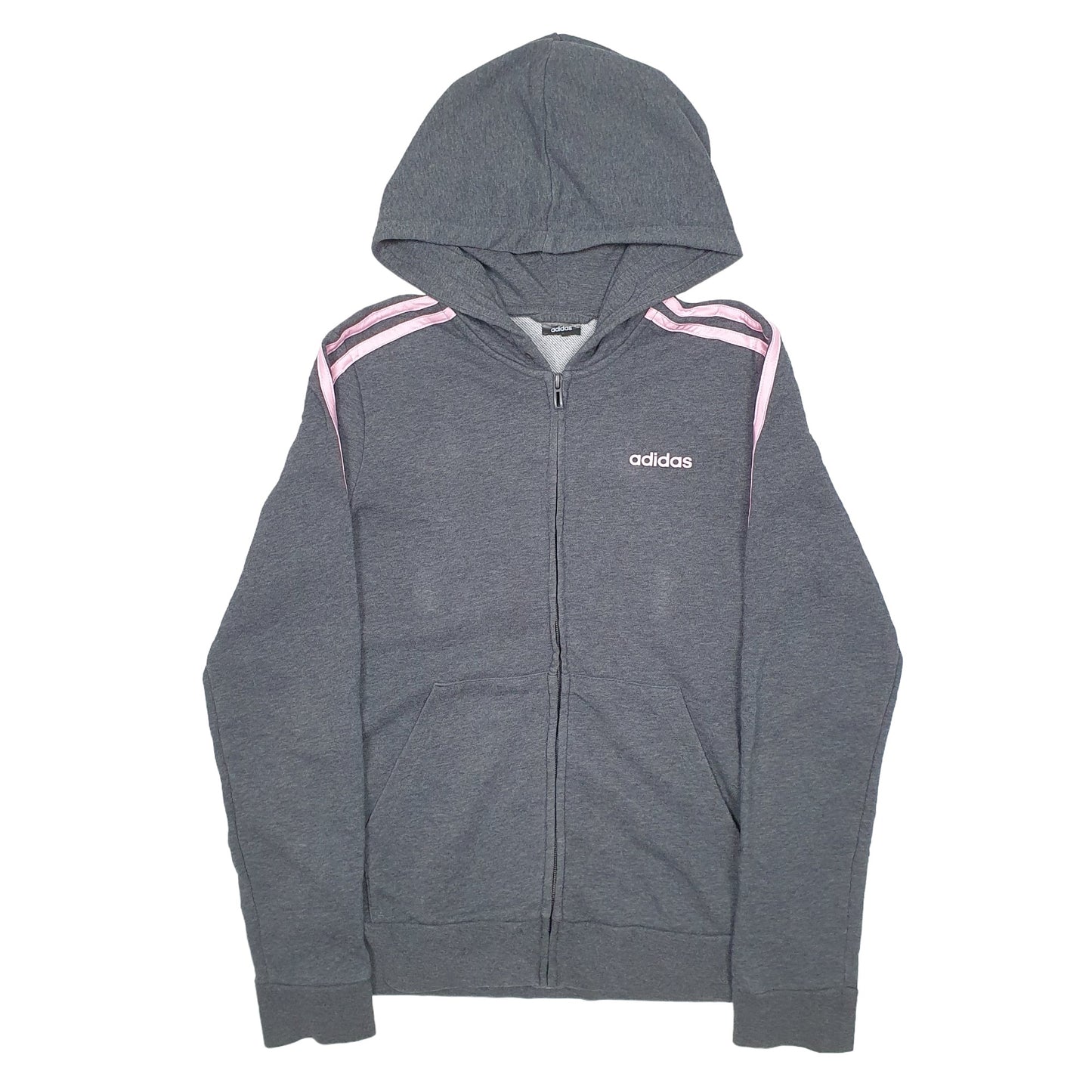 Womens Grey Adidas  Hoodie Jumper