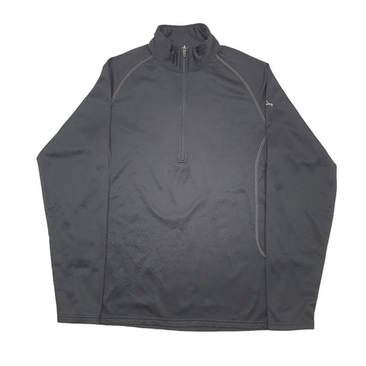 Eddie Bauer Quarter Zip M Black