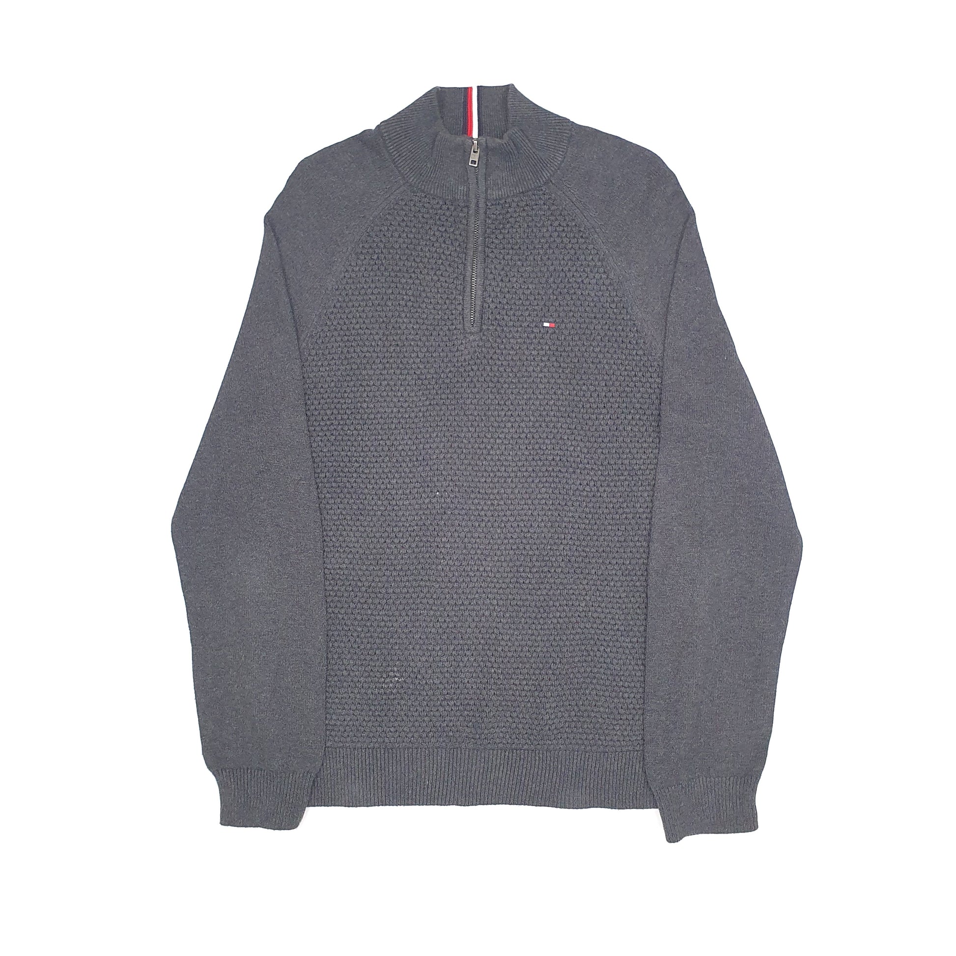 Tommy Hilfiger Quarter Zip M Grey