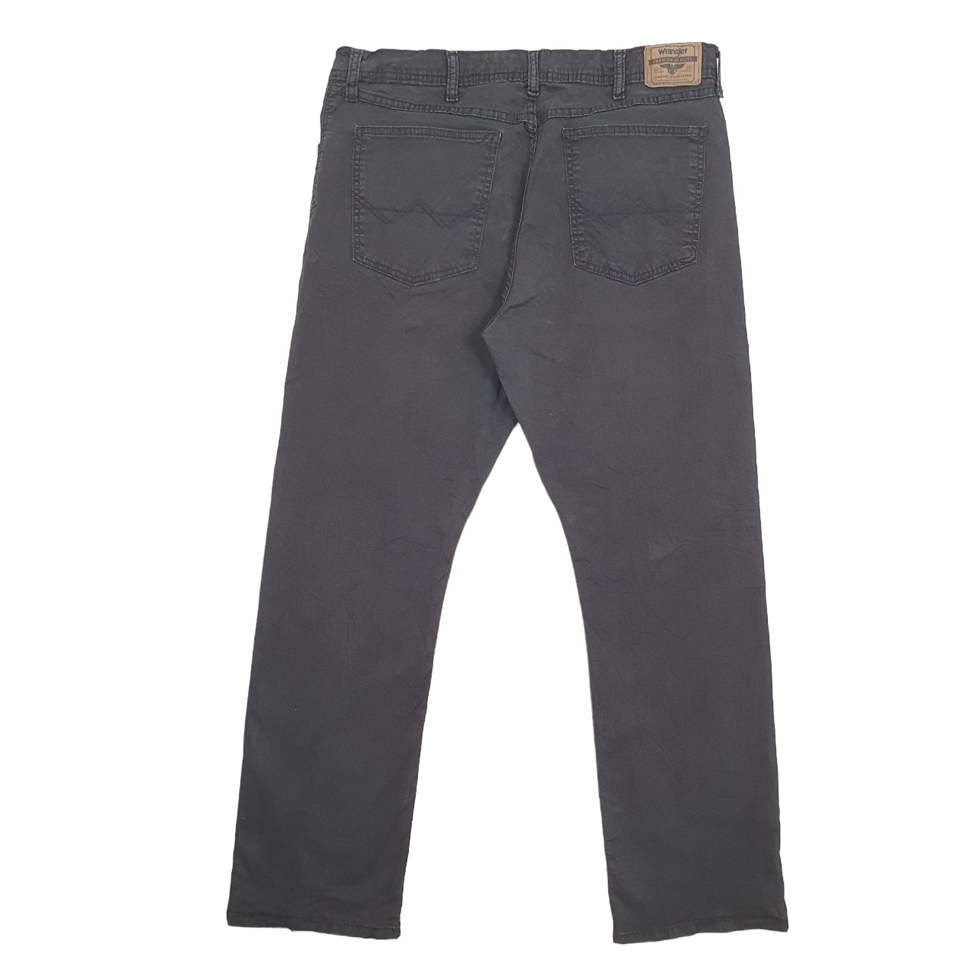 Wrangler Regular Straight Fit Jeans W36 L30 Black