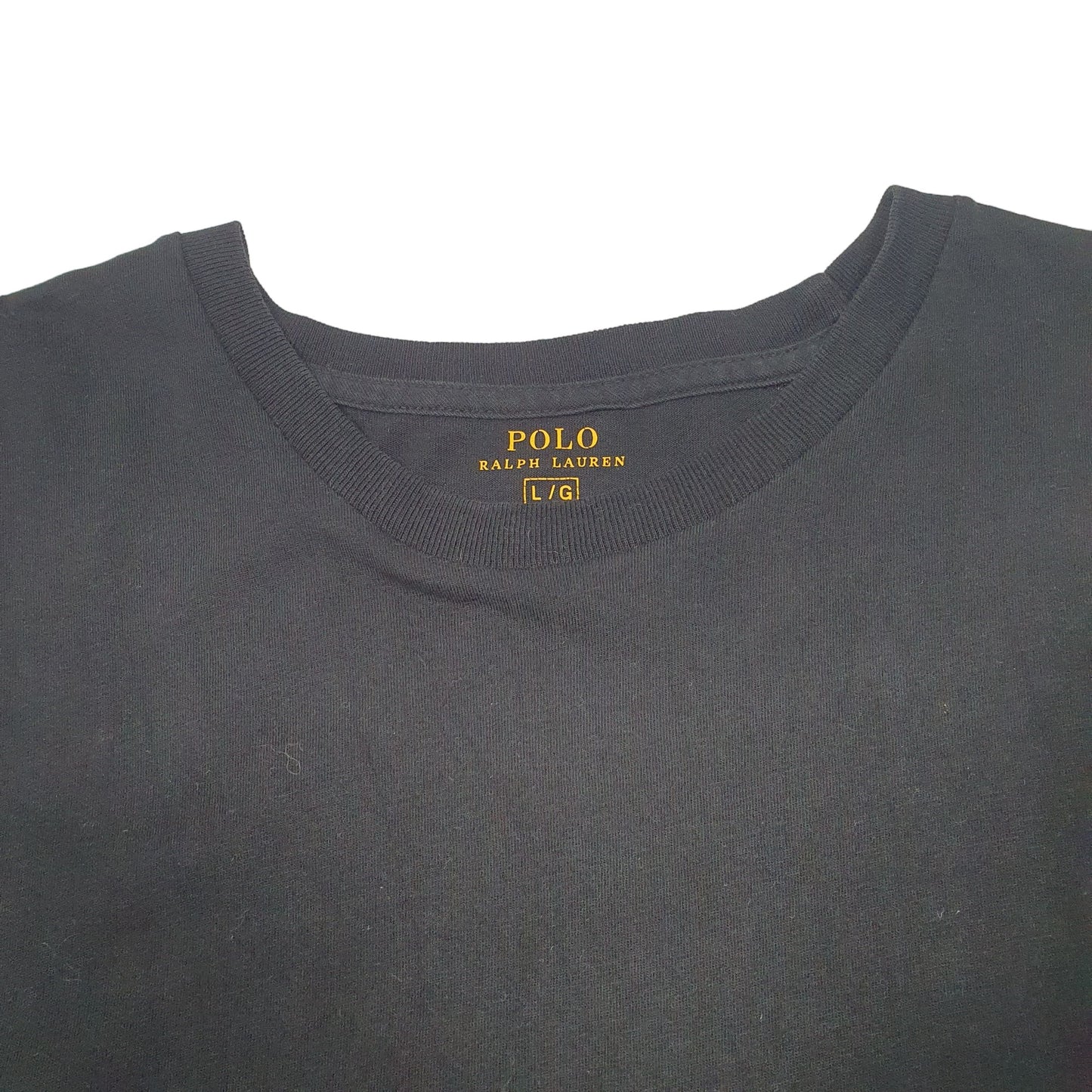 Mens Black Ralph Lauren Polo Short Sleeve T Shirt