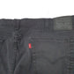 Levis 514 Straight Fit Stretch Jeans W42 L31 Black