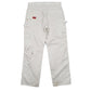 Mens Dickies White Carpenter Trousers W31 L31 White