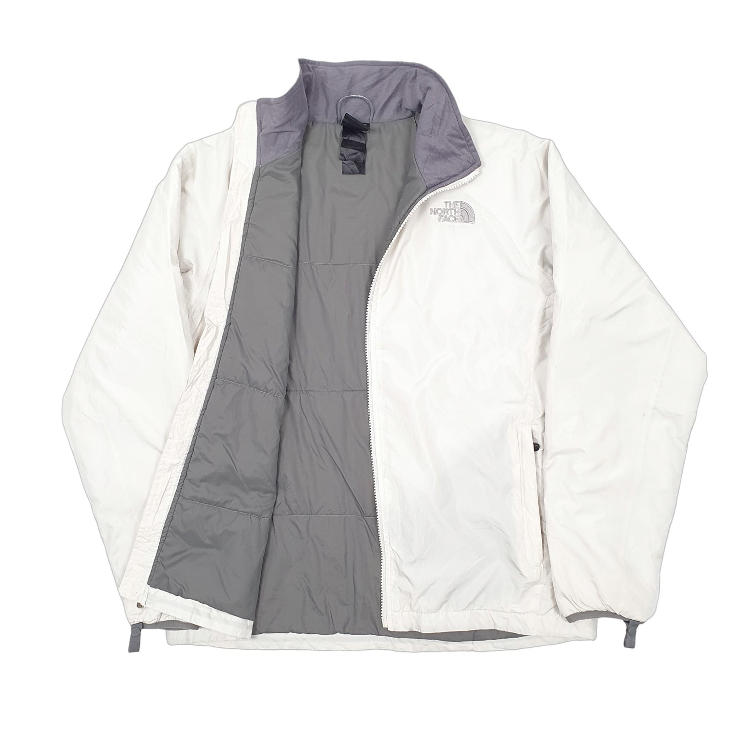 Womens Cream The North Face Shell Puffer Jacket Coat