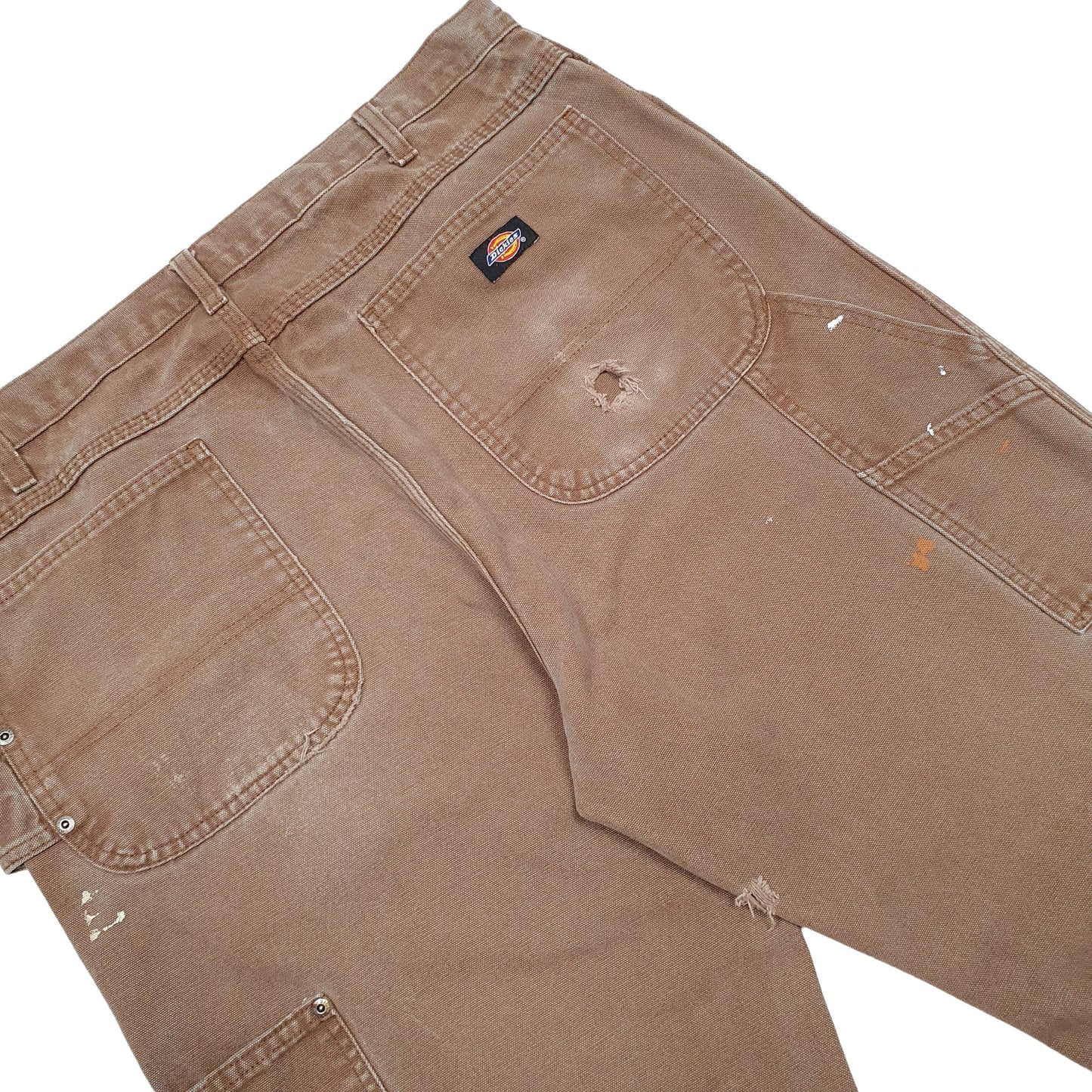 Mens Brown Dickies  Carpenter Trousers
