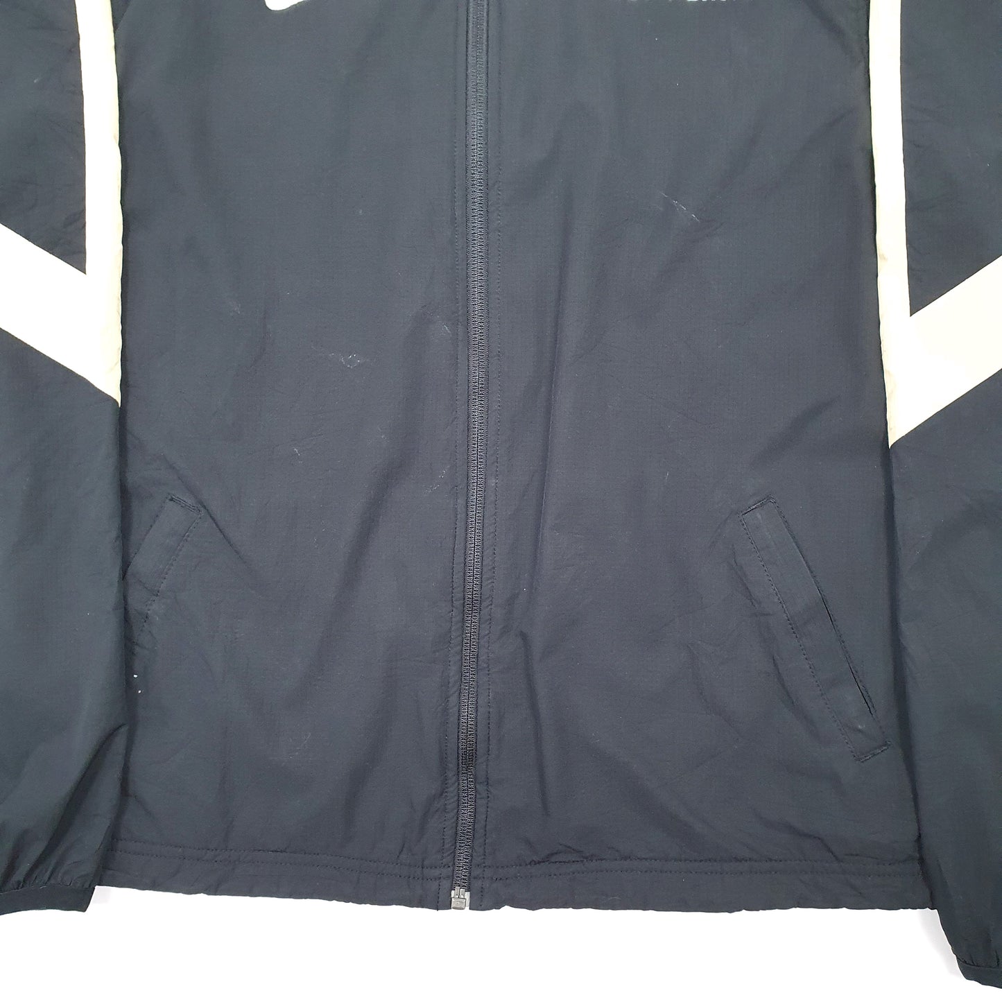 Womens Black Nike Team Storm Fit West Point USA College Track Top Coat