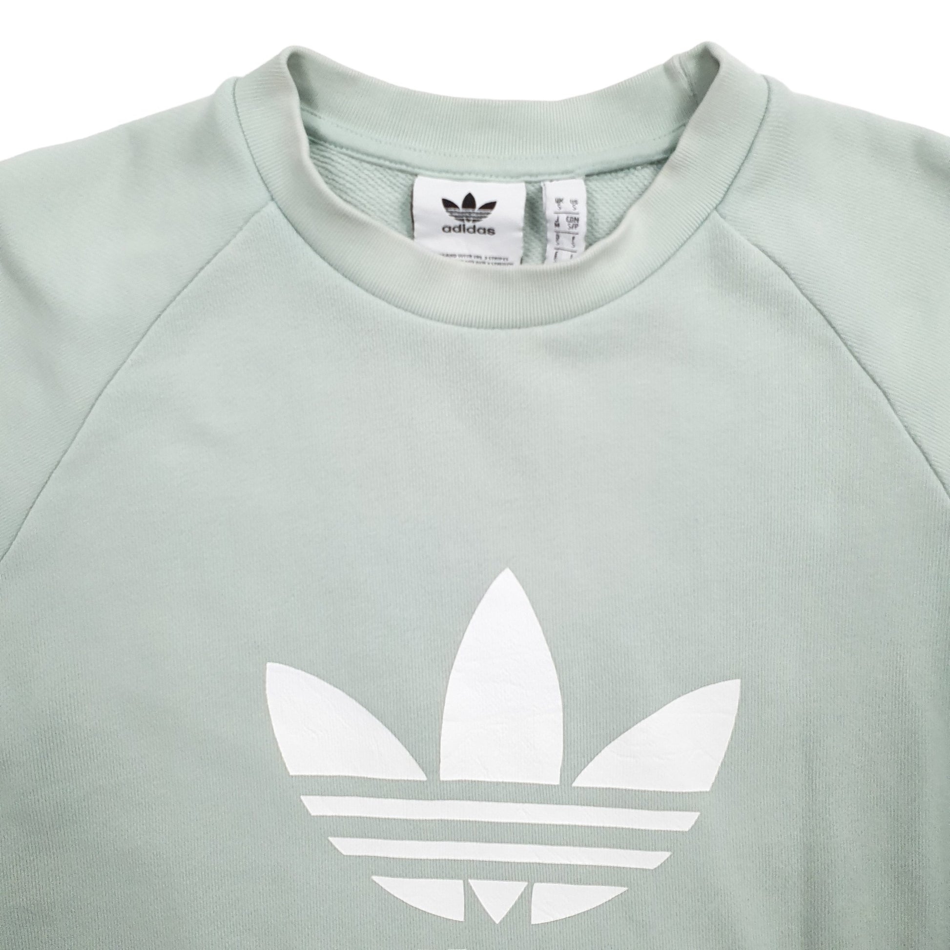 Mens Green Adidas  Crewneck Jumper