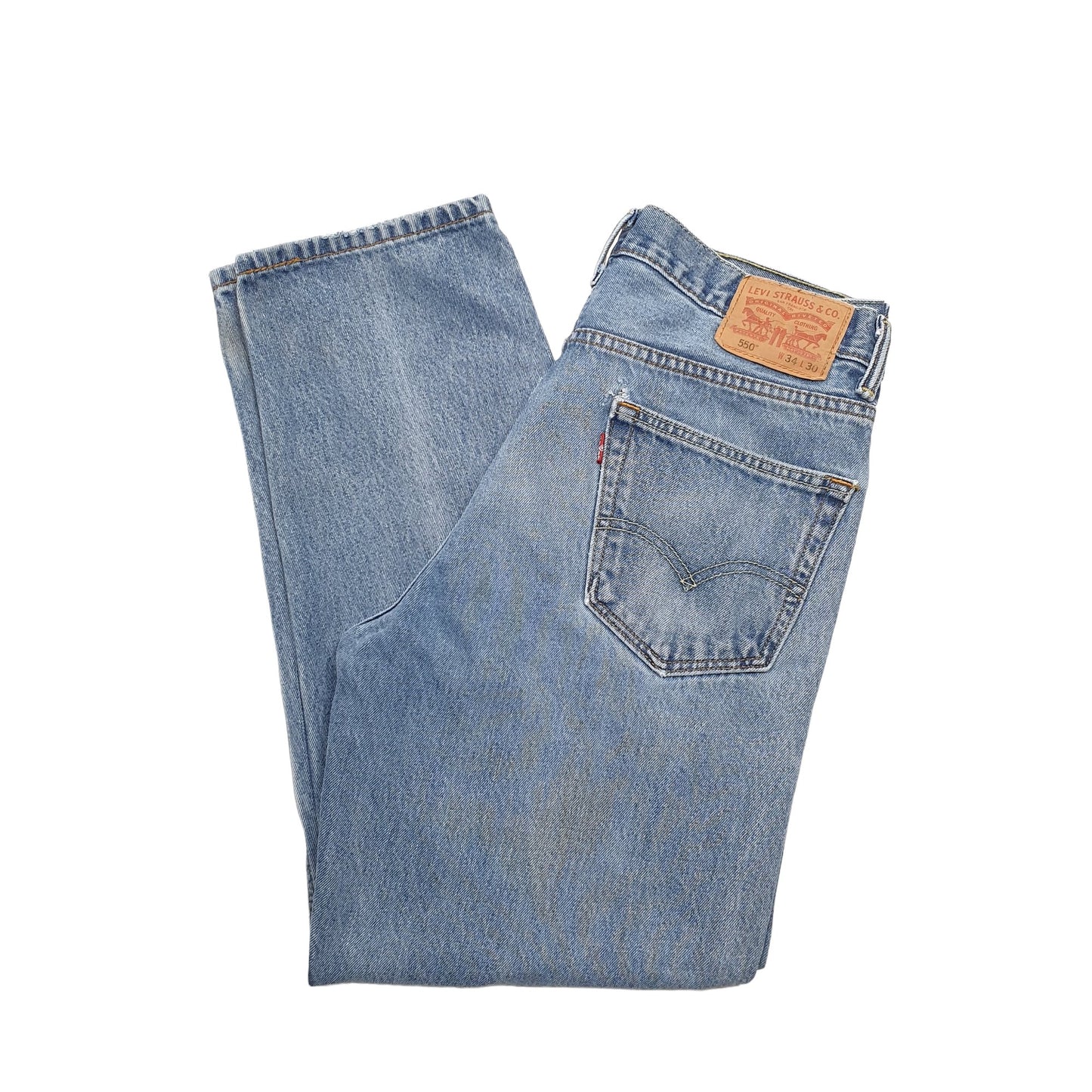 Levis 550 Relaxed Fit Jeans W34 L30 Blue