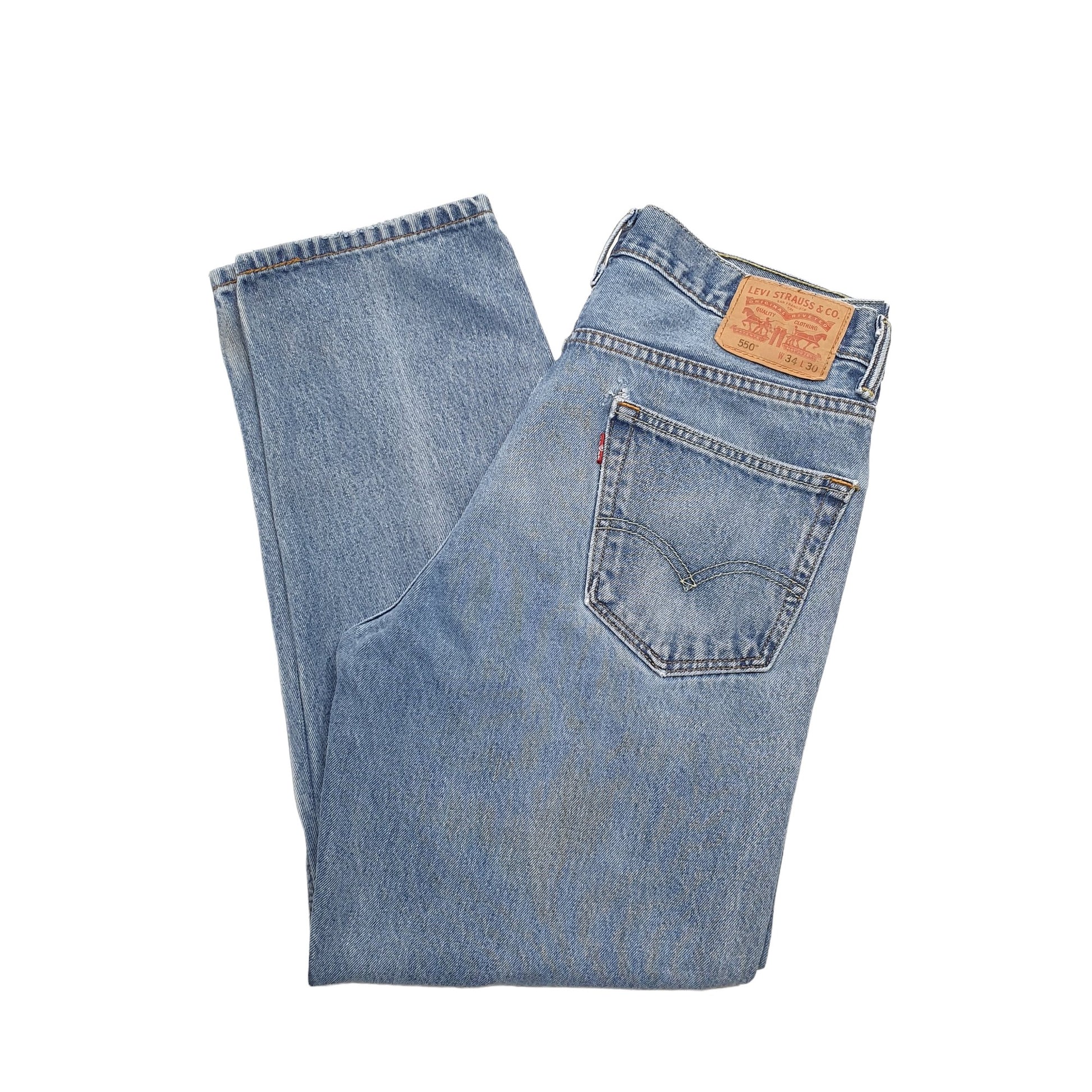 Levis 550 Relaxed Fit Jeans W34 L30 Blue