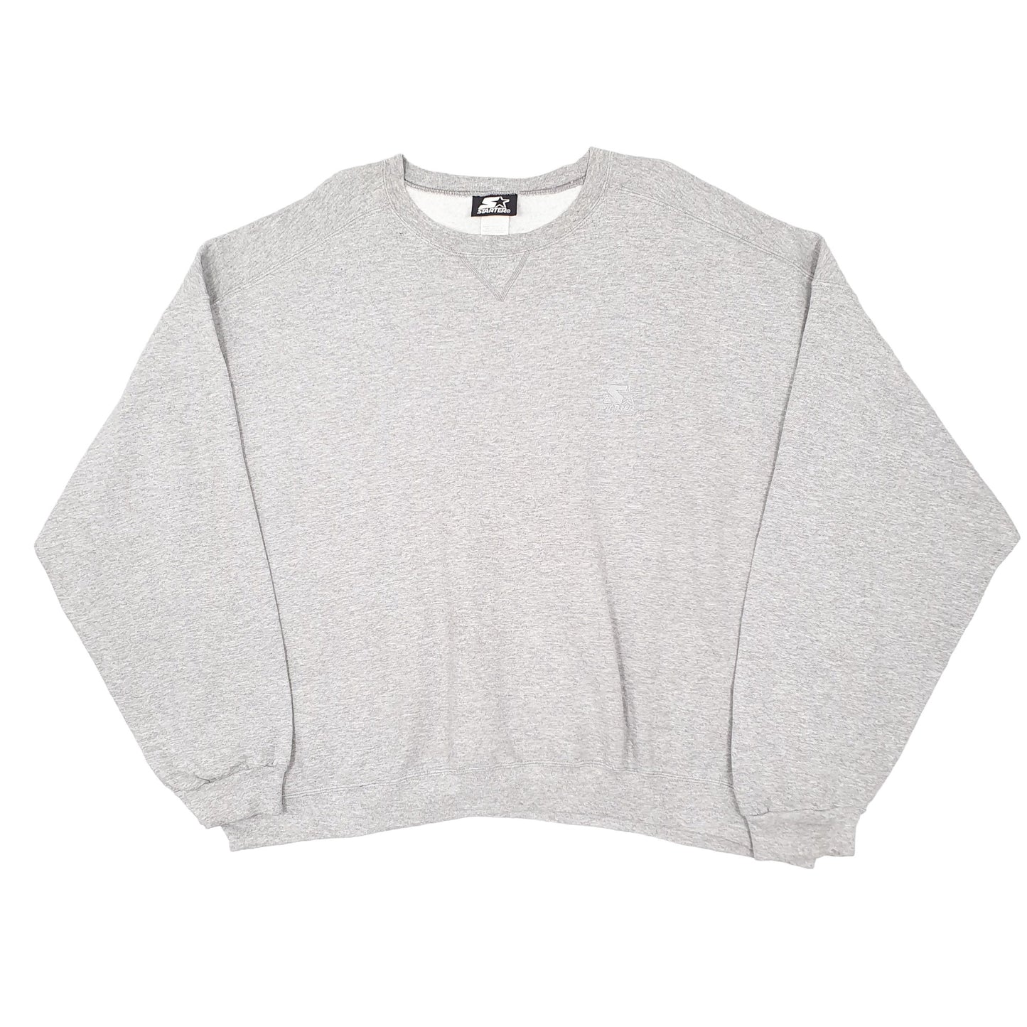 Mens Grey Starter  Crewneck Jumper