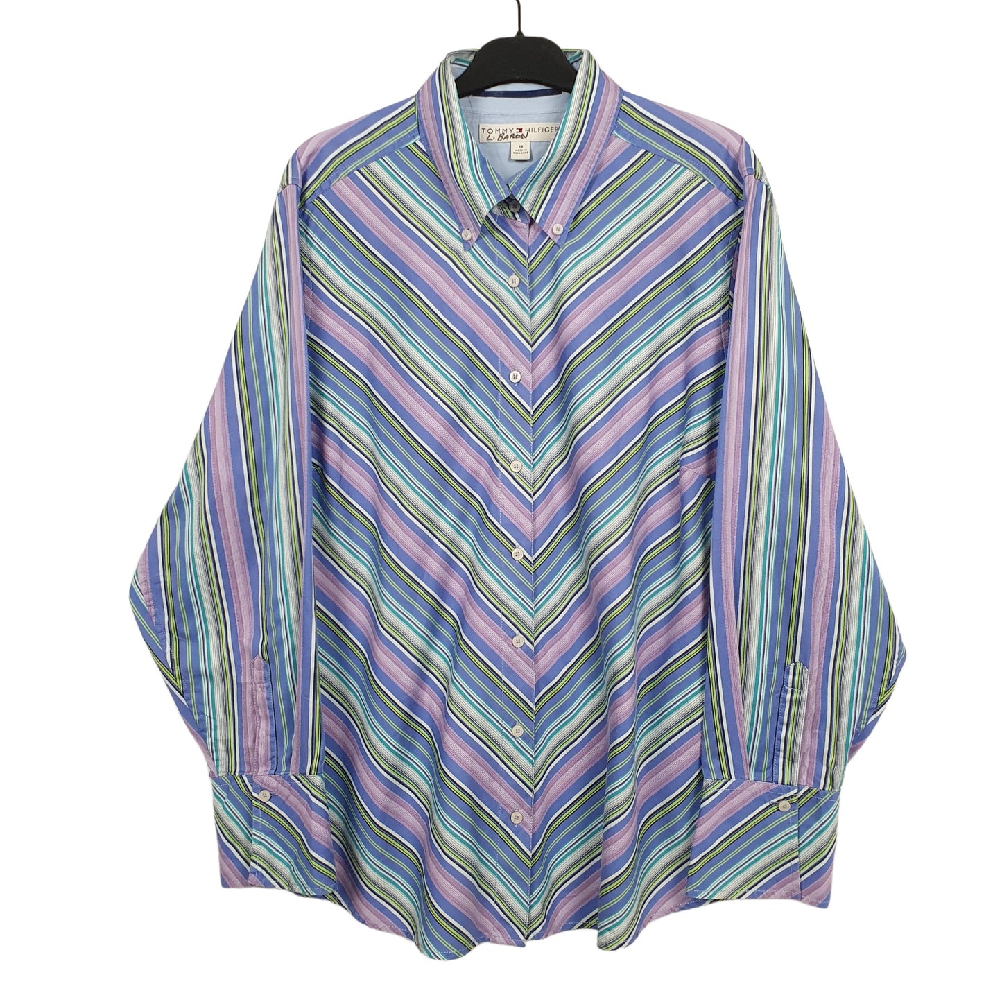 Purple Tommy Hilfiger Long Sleeve Shirt