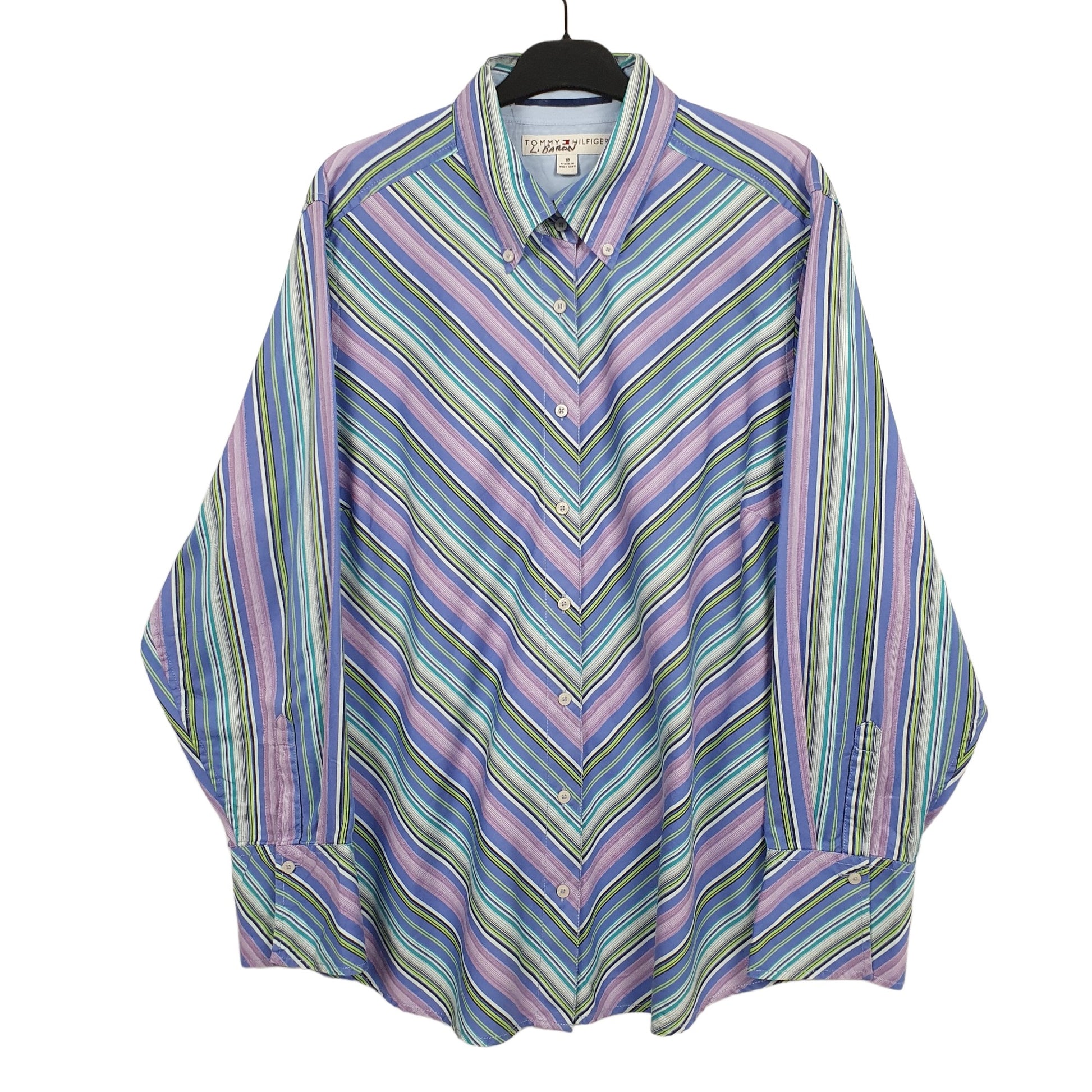 Purple Tommy Hilfiger Long Sleeve Shirt