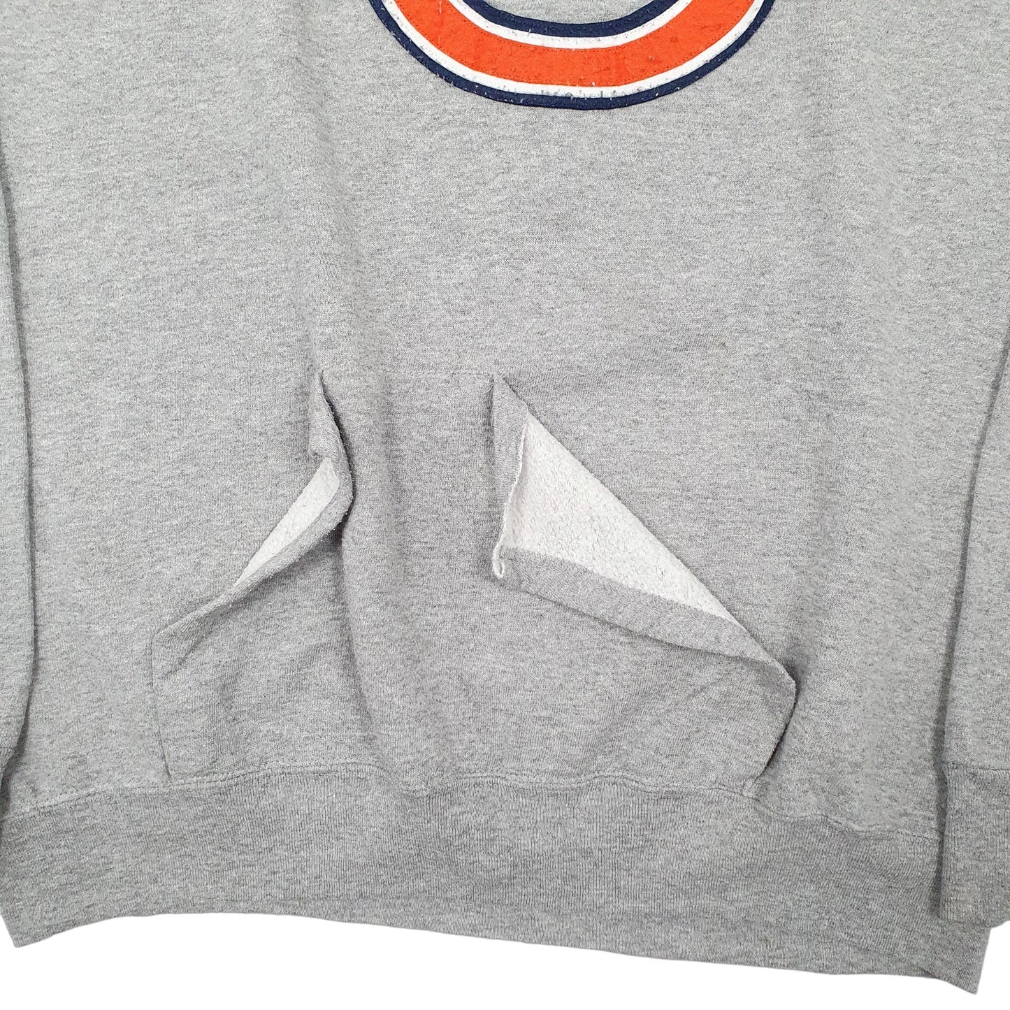 Mens Grey NFL Chicago Cubs Hoodie Jumper