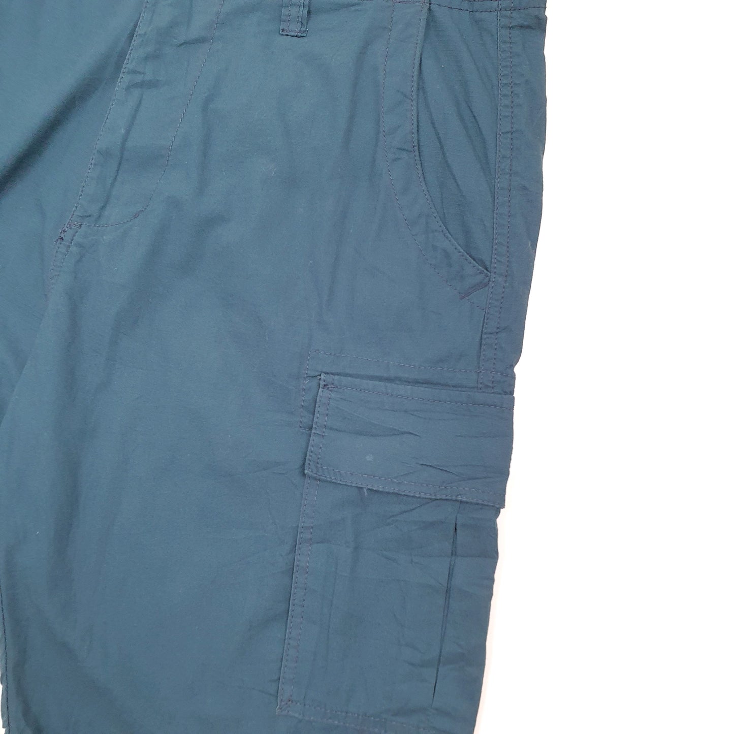 Rustic Blue Combat Blue Cargo Workwear Shorts W36