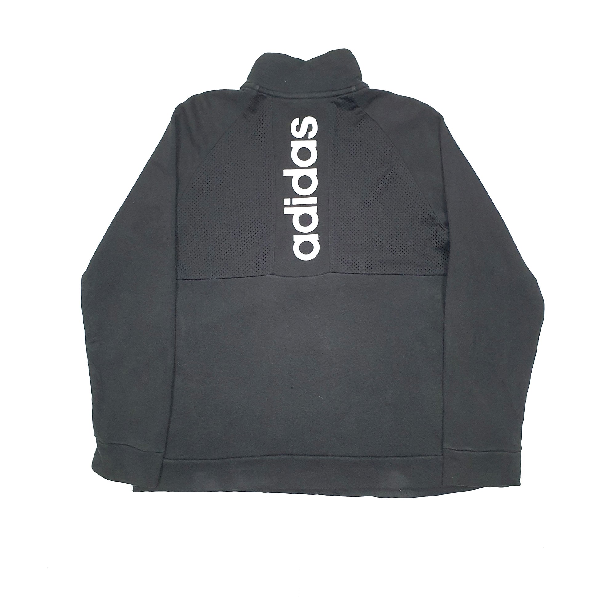 Adidas Spellout Quarter Zip M Black