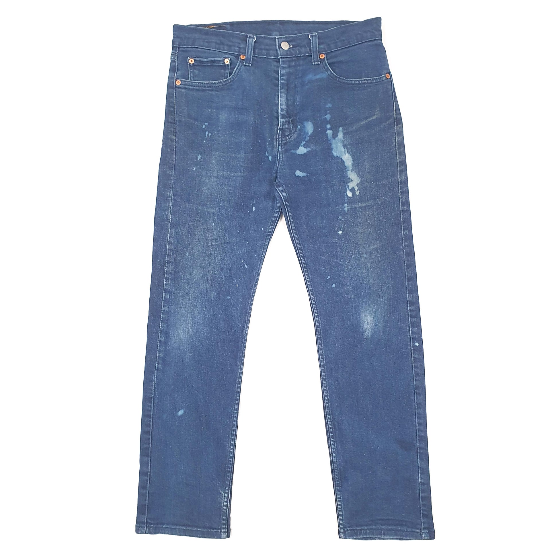 Levis 505 Regular Fit Stretch Jeans W32 L30 Blue