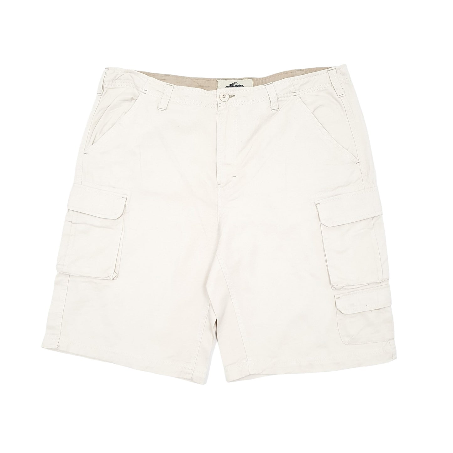 Mens Beige Old Mill  Cargo Shorts