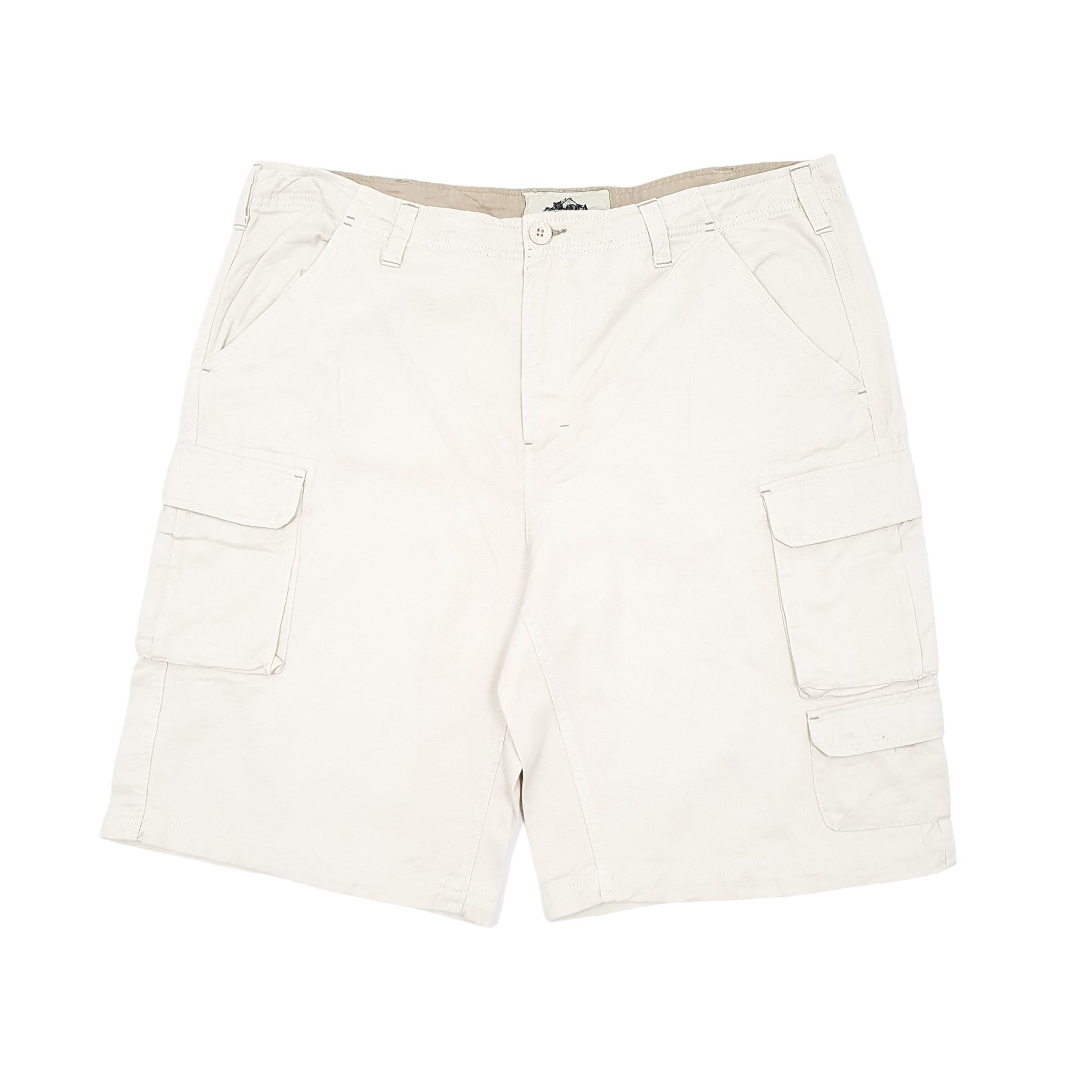 Mens Beige Old Mill  Cargo Shorts
