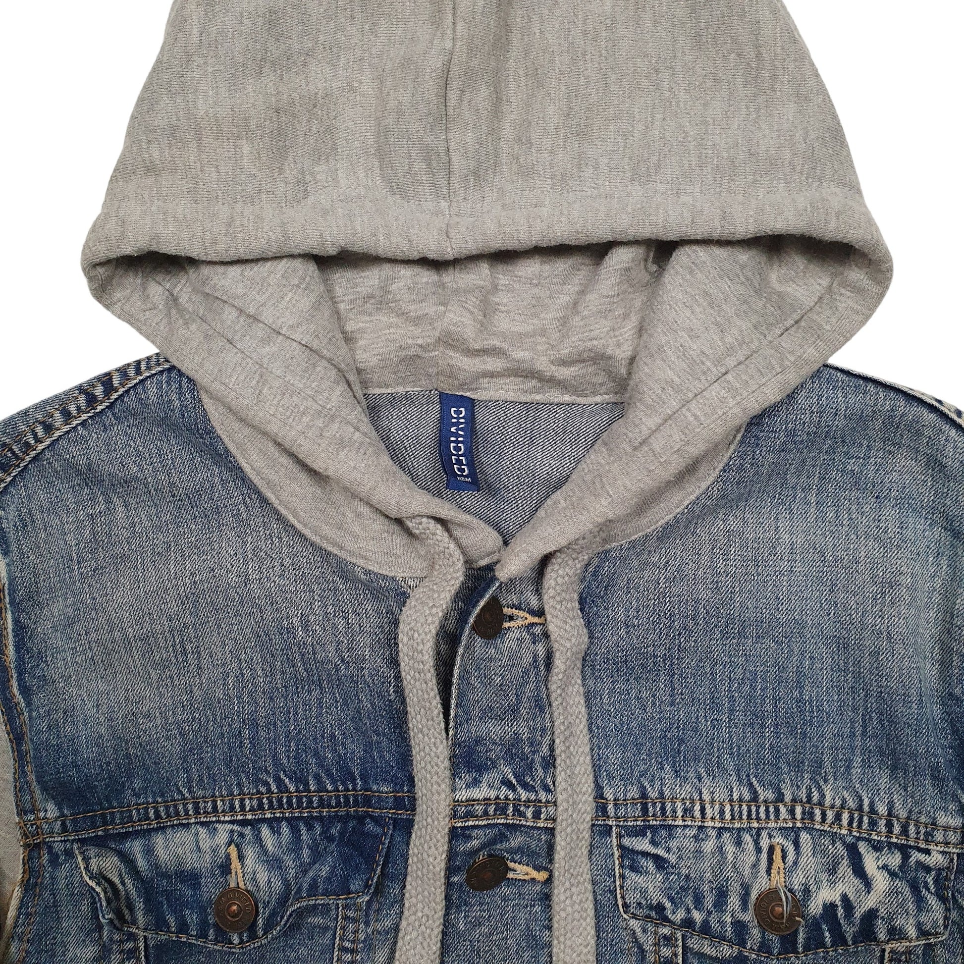 Mens Blue H&M  Denim Jacket Coat