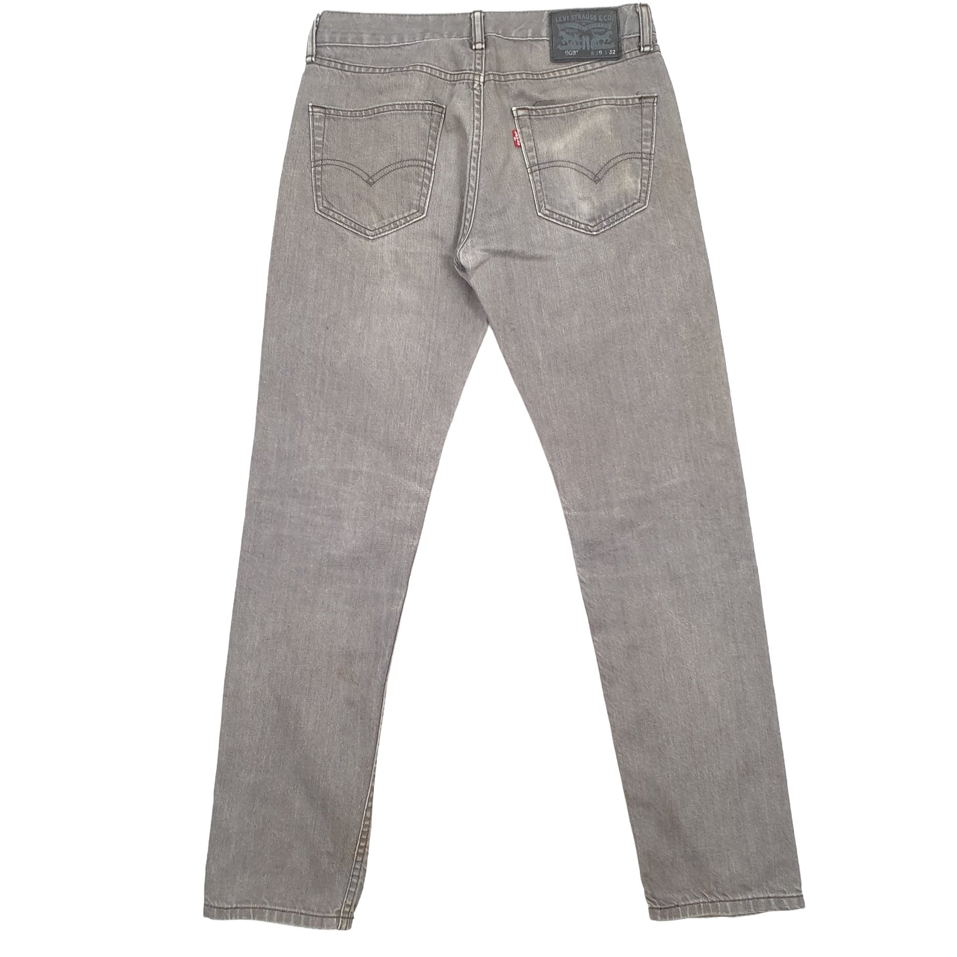 Levis 508 Tapered Fit Jeans W29 L30 Grey