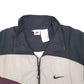 Mens Black Nike Vintage 1990s Track Top Windbreaker Shell Jacket Coat