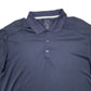 Adidas Short Sleeve Polyester Polo Shirt Blue