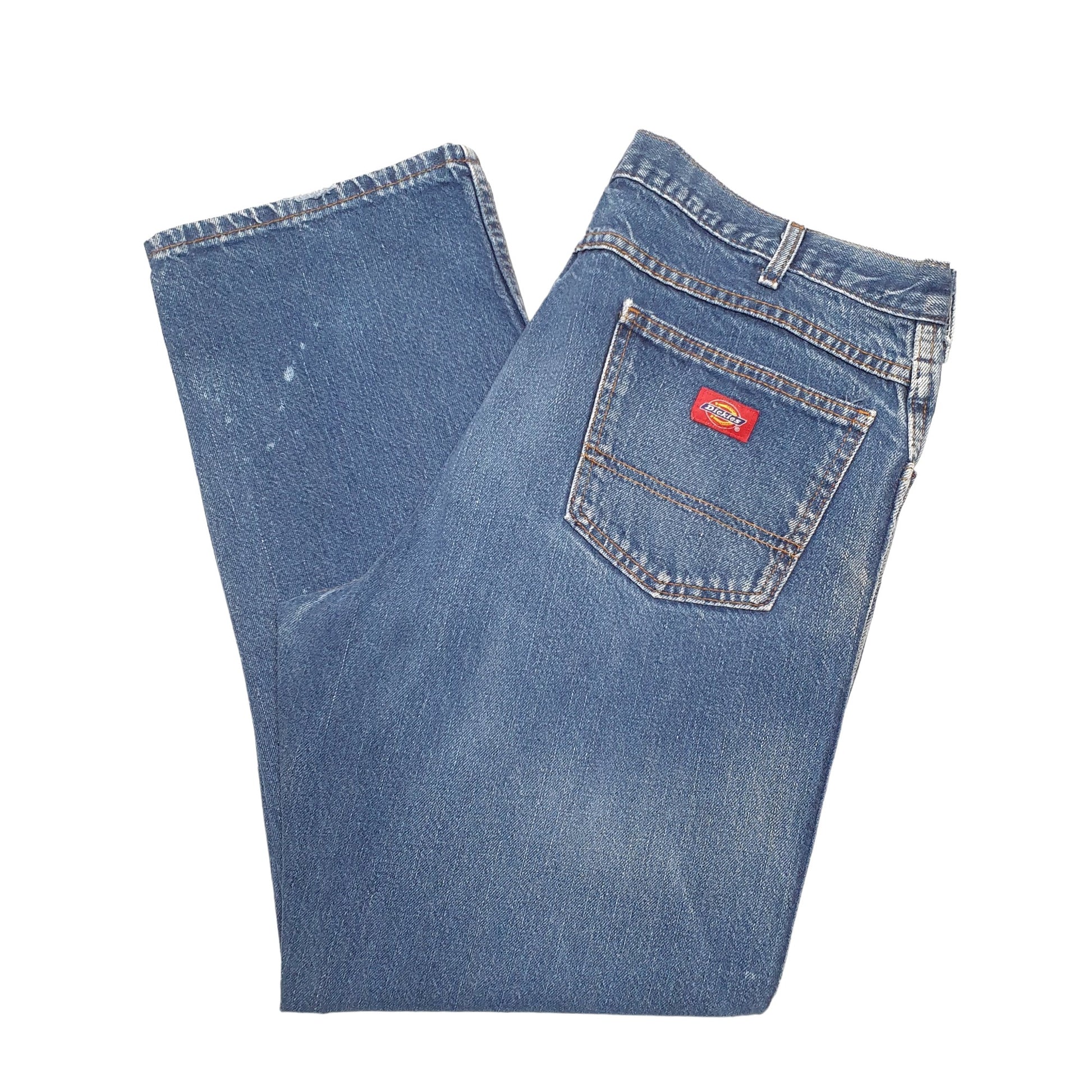 Mens Blue Dickies  Carpenter Trousers