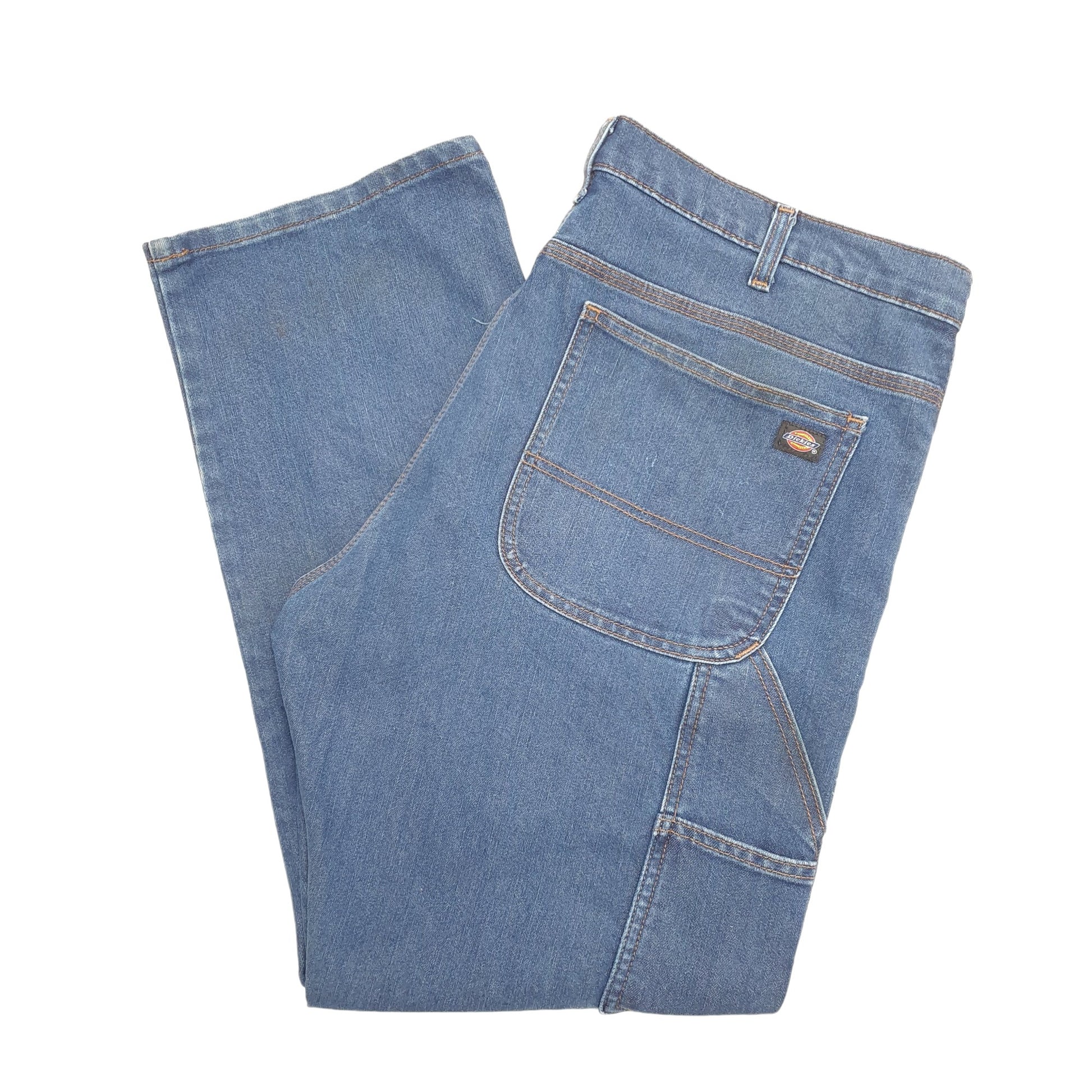 Mens Blue Dickies  Carpenter Trousers