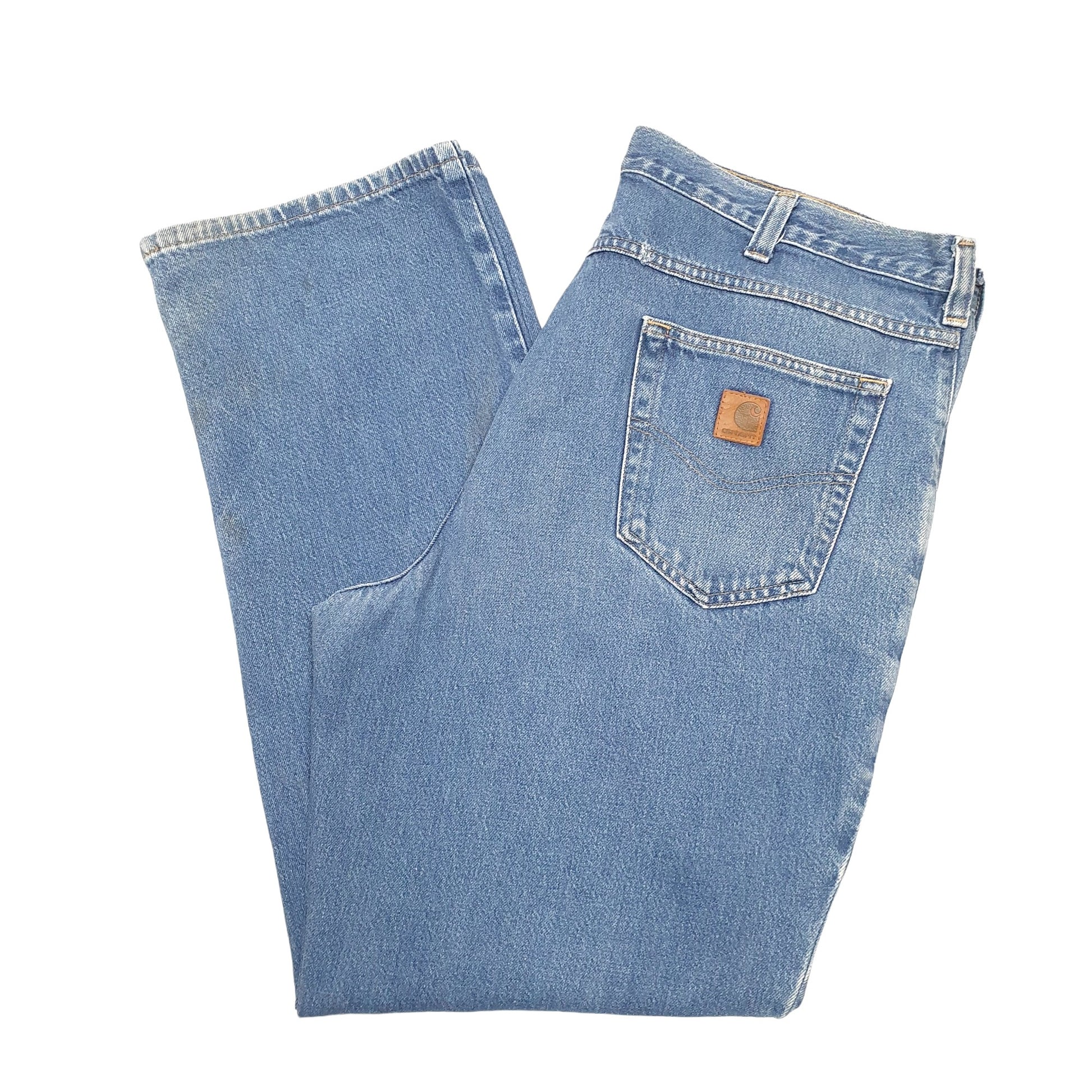 Mens Blue Carhartt  Carpenter JeansW40 L32