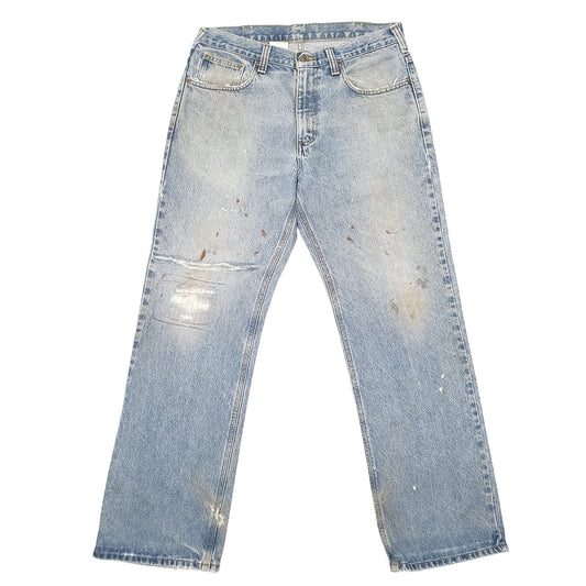 Mens Blue Carhartt  Casual JeansW34 L32