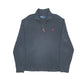 Mens Black Polo Ralph Lauren  Quarter Zip Jumper