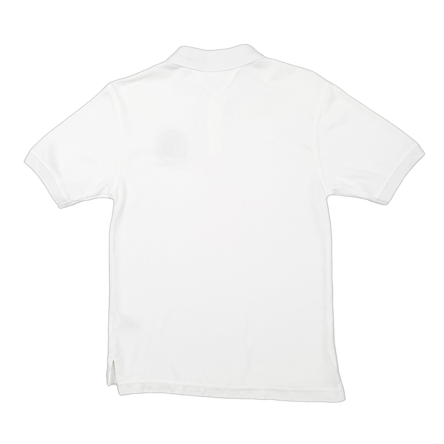 Womens White Tommy Hilfiger Yachting Sailing Short Sleeve Polo Shirt