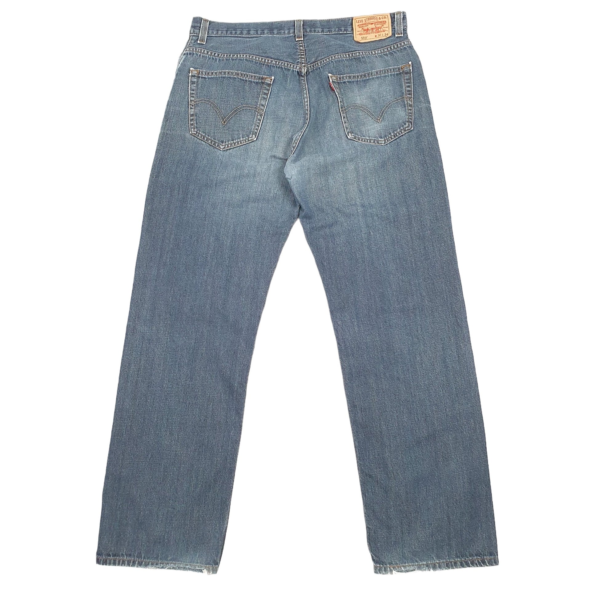 Levis 559 Relaxed Fit Jeans W36 L32 Blue