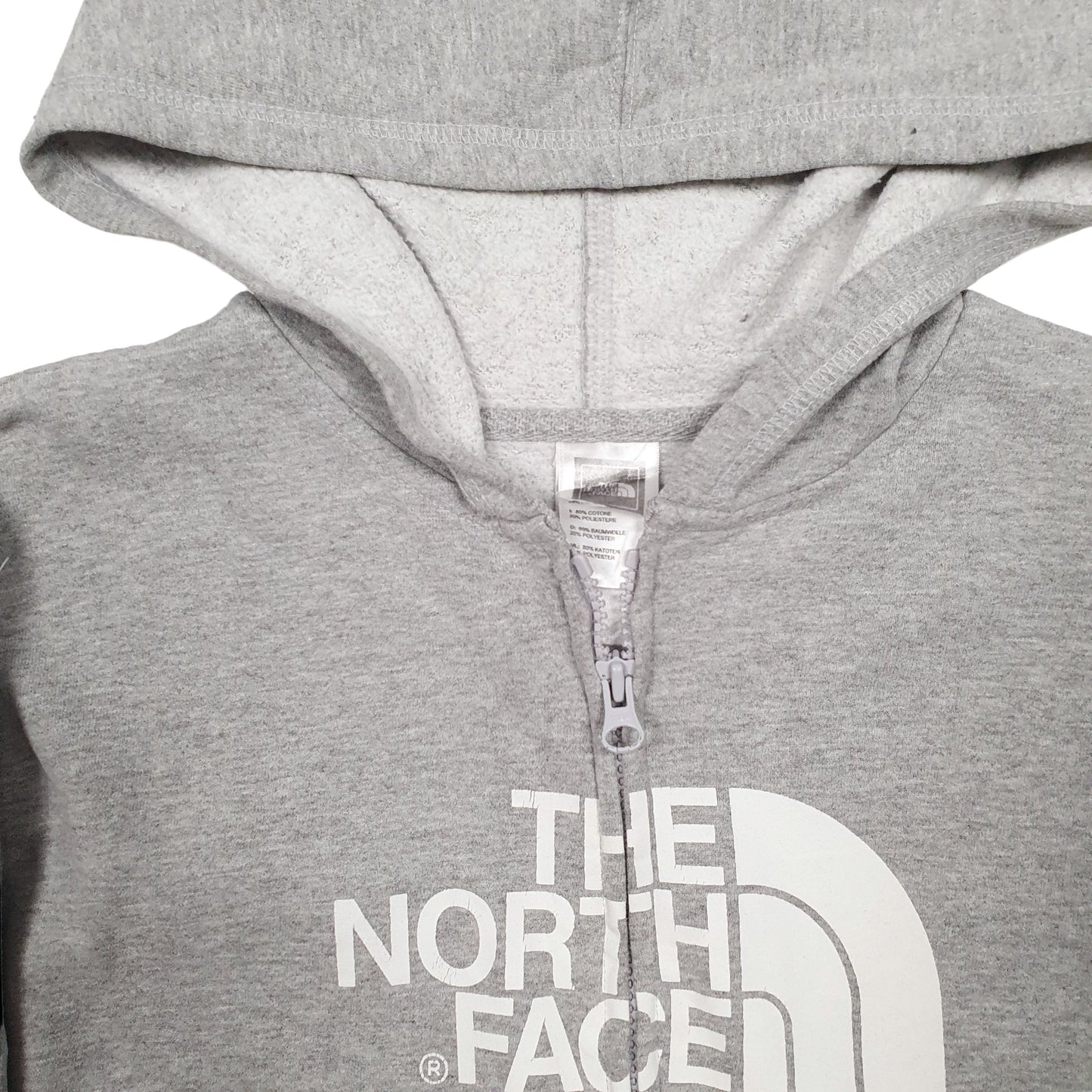 Mens Grey The North Face  Full Zip Jumper