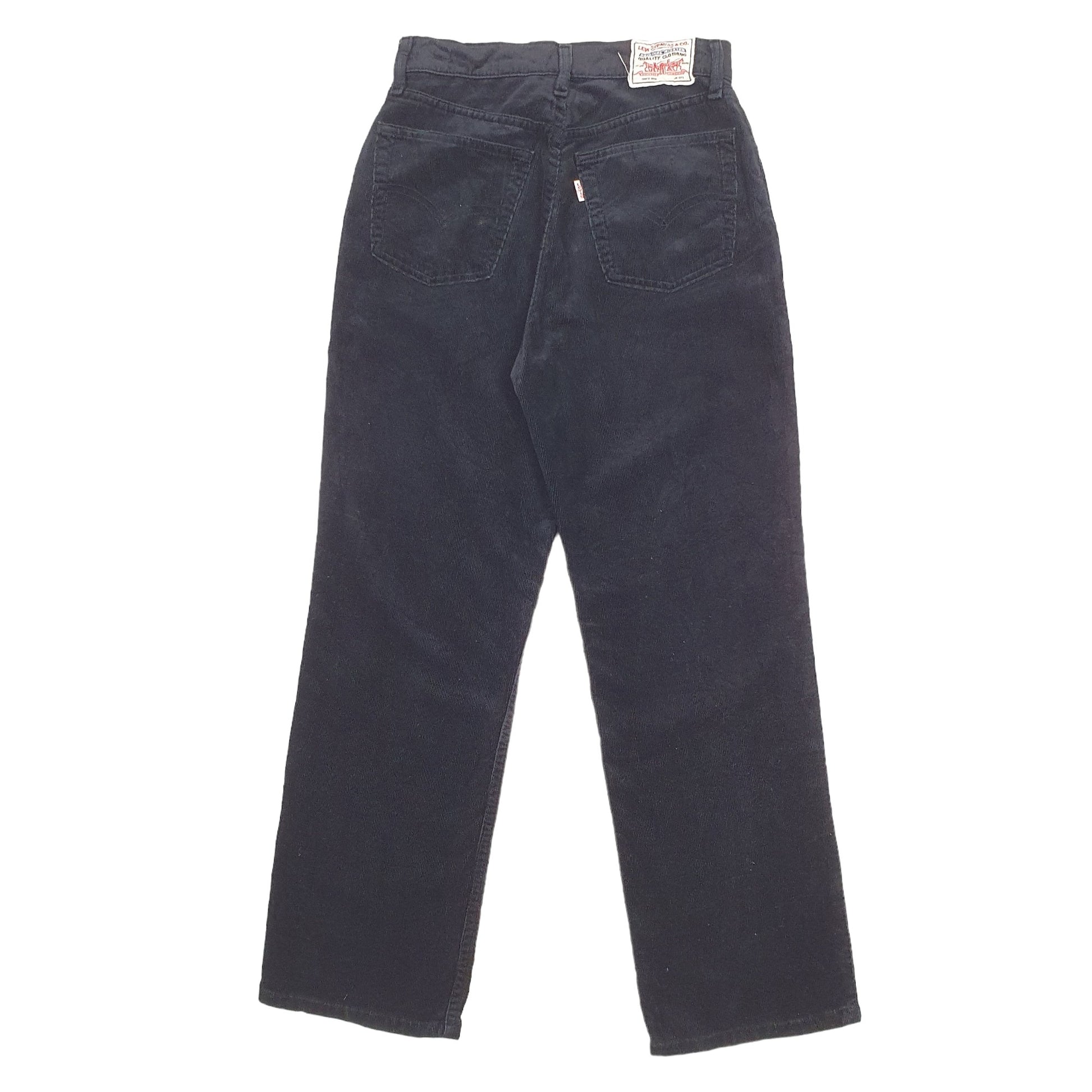 Womens Black Levis  Corduroy Trousers