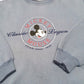 Mens Blue Disney Vintage Mickey Mouse 1928 Crewneck Jumper