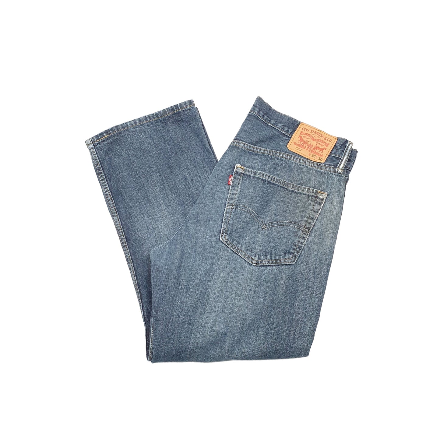 Levis 559 Relaxed Fit Jeans W36 L28 Blue