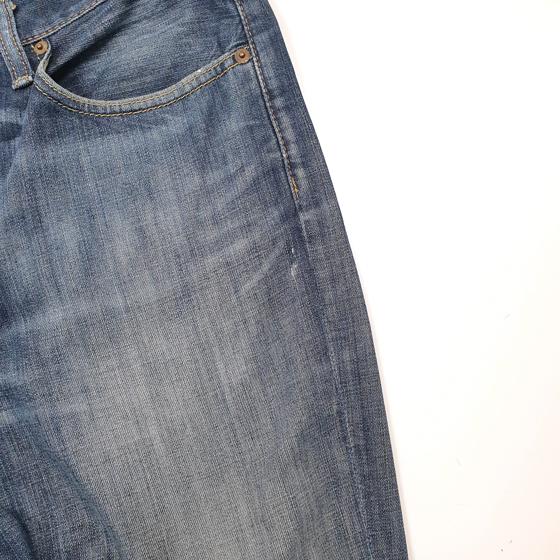 Levis 514 Straight Fit Jeans W34 L32 Blue