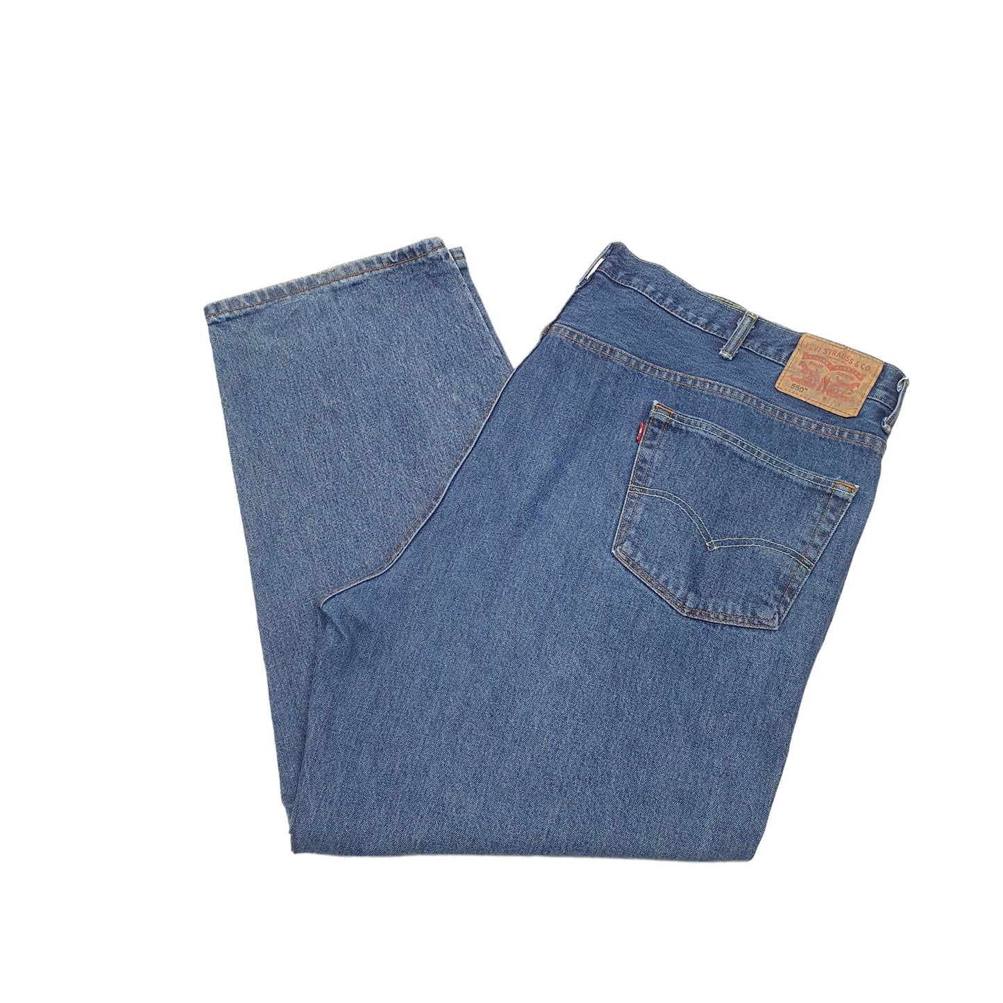 Levis 550 Relaxed Fit Jeans W52 L30 Blue