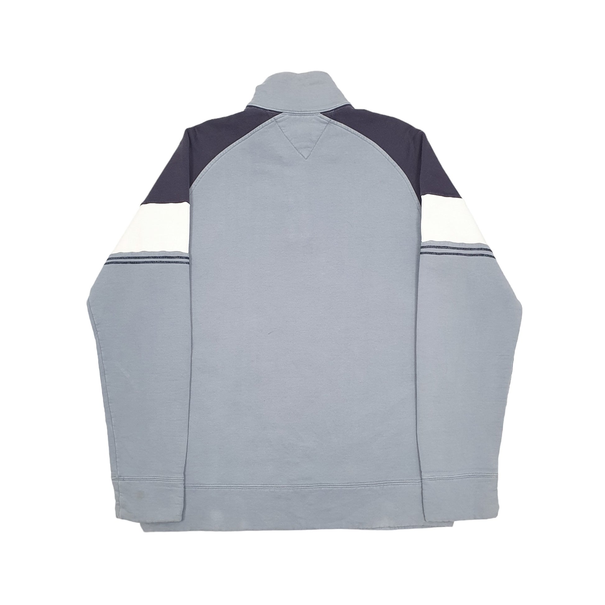 Tommy Hilfiger Denims Spellout Quarter Zip M Blue