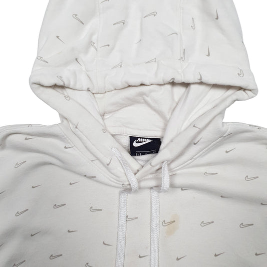 Mens White Nike  Hoodie Jumper