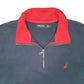 Mens Navy Nautica  Quarter Zip Jumper