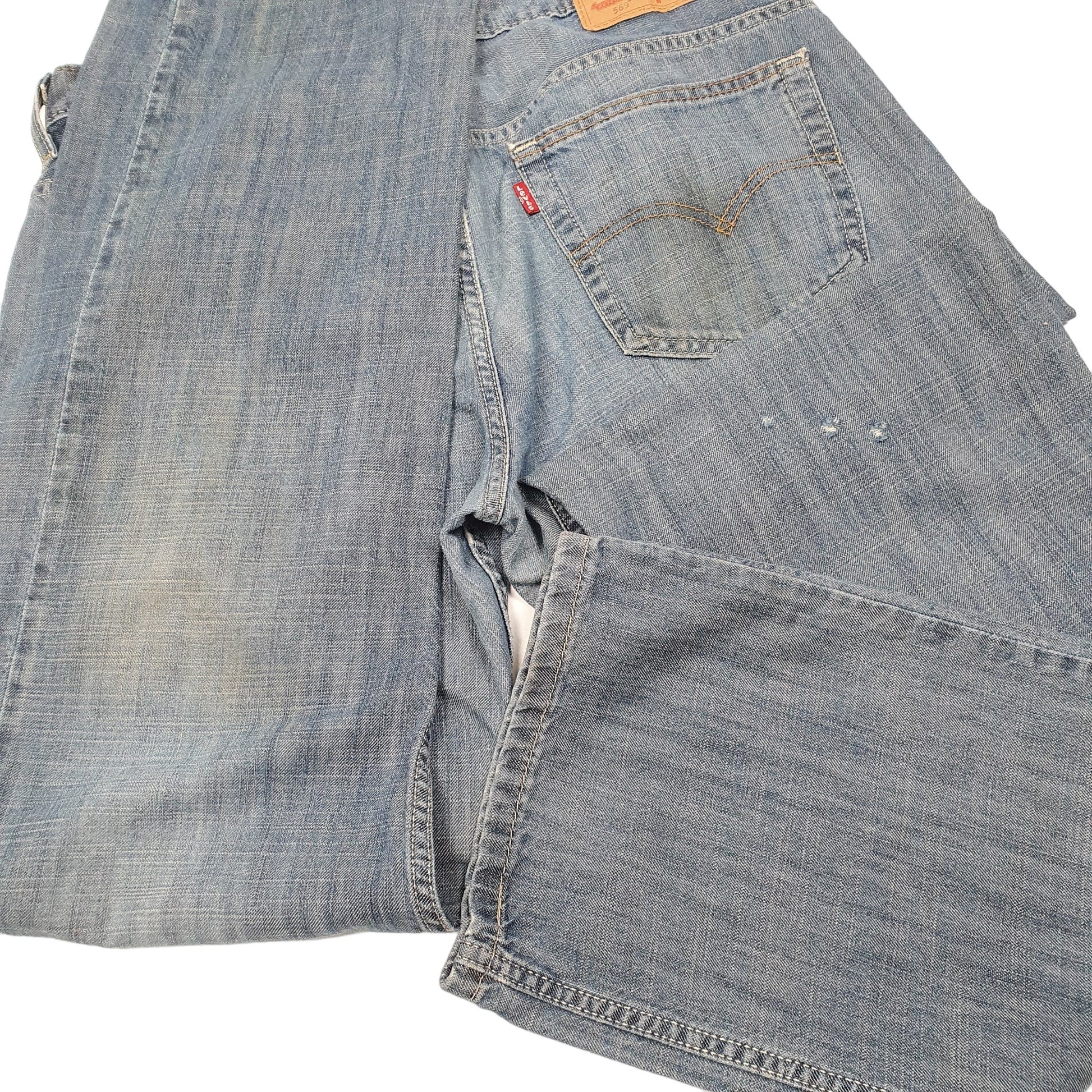 Mens Blue Levis  569 JeansW34 L34