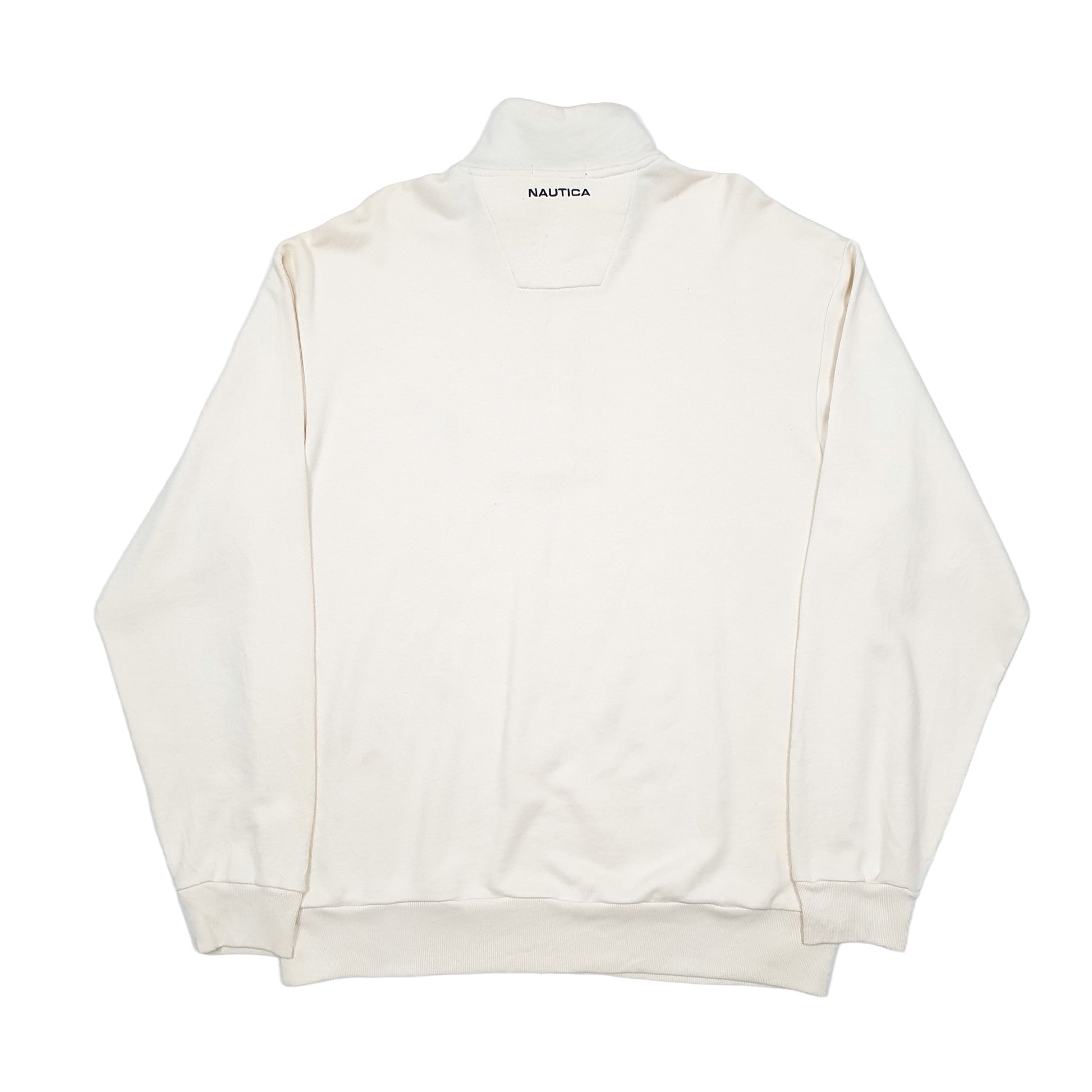 Nautica Quarter Zip L Cream