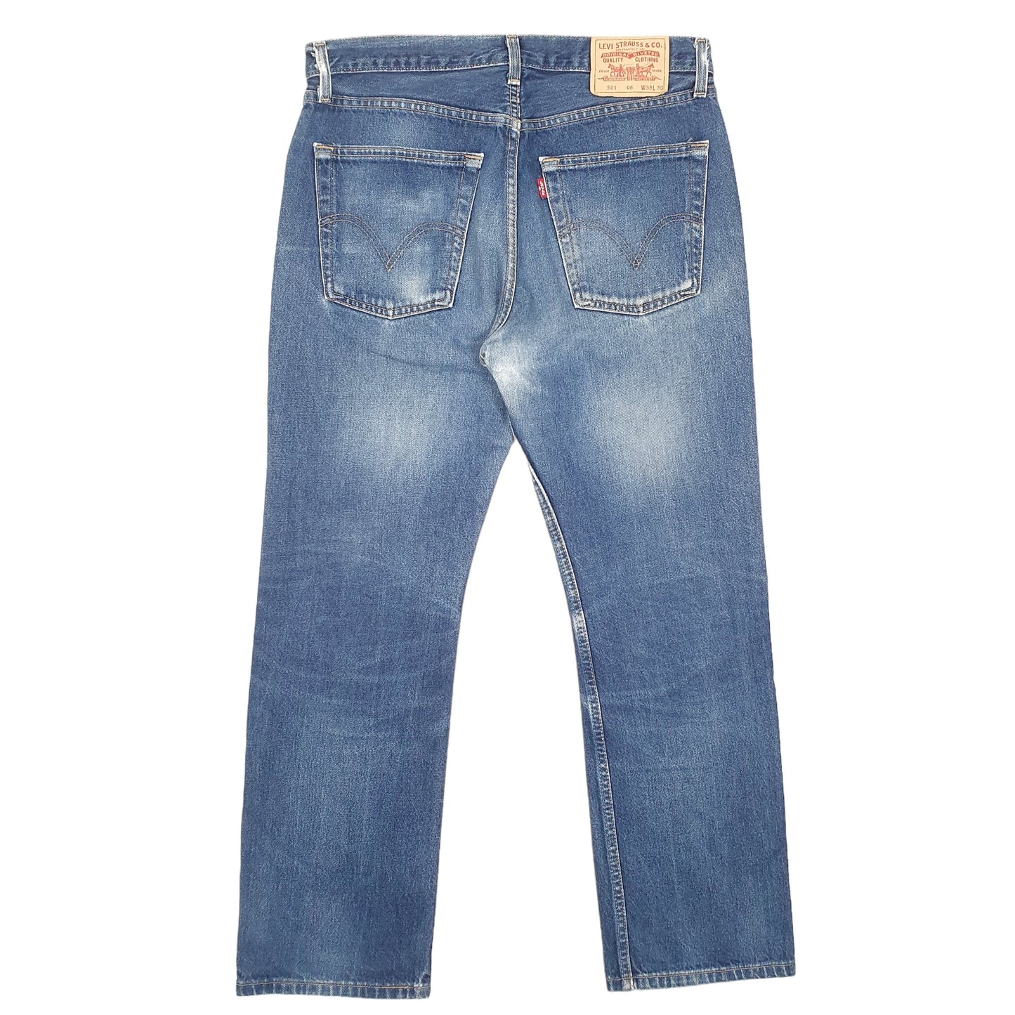 Mens Blue Levis Regular 581 JeansW33 L30