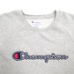 Mens Grey Champion Spellout Crewneck Jumper