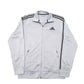 Mens Grey Adidas Active Gym Full Zip Jumper