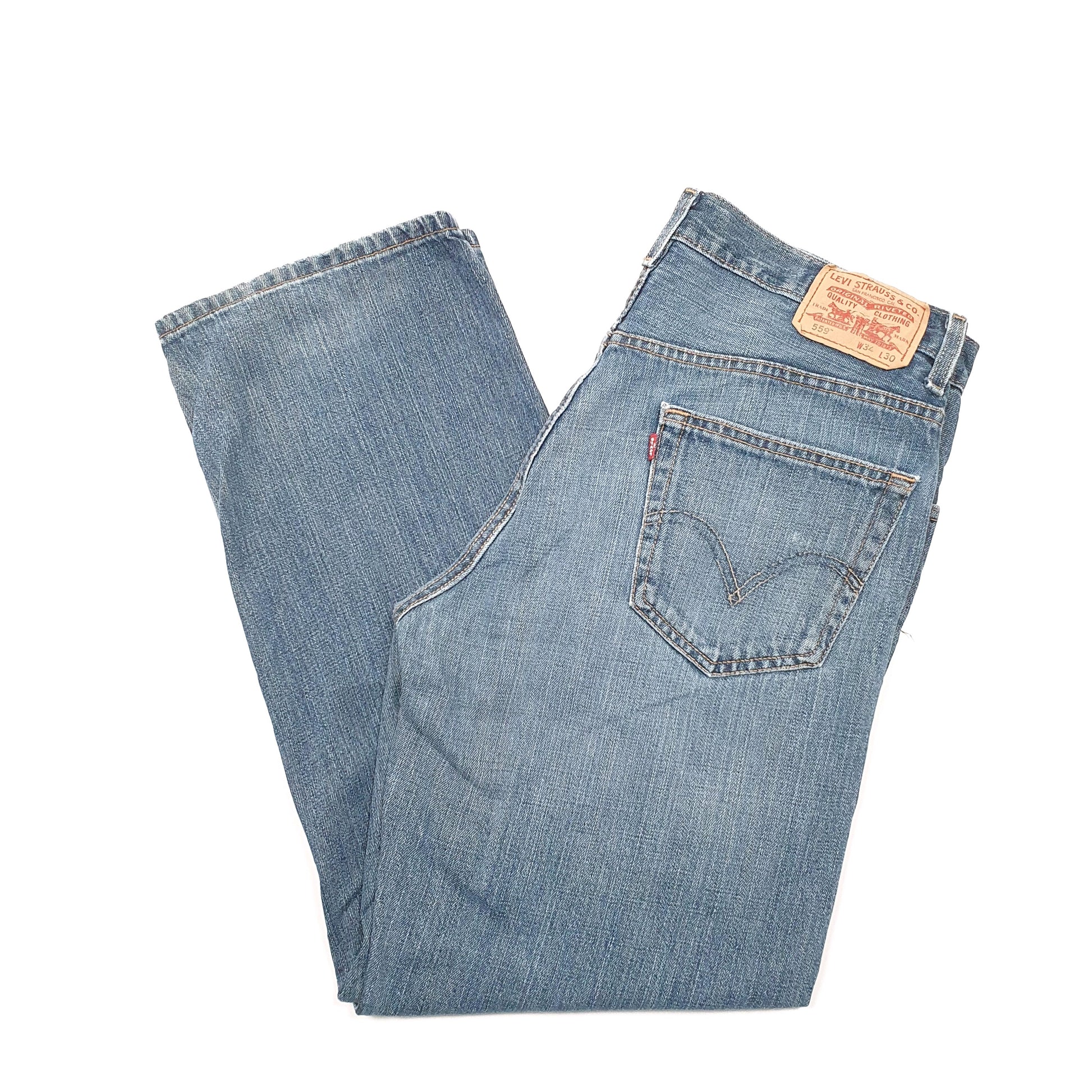 Levis 559 Relaxed Fit Jeans W34 L29 Blue