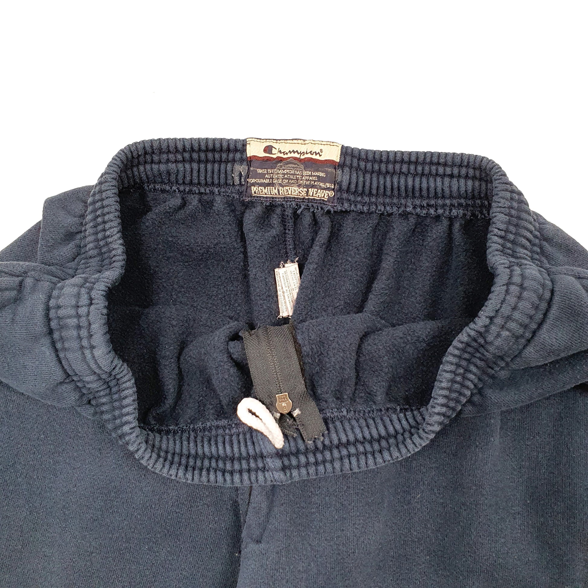 Mens Navy Champion Reverse Weave Vintage 1990s Jogger Trousers